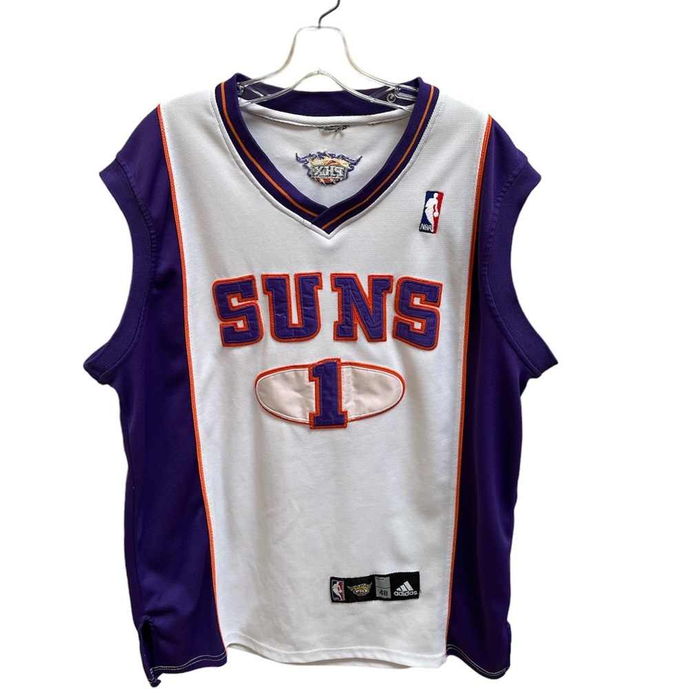 Phoenix Suns Jersey Shirt T-shirt NBA Adidas Staudemire Vintage Basketball Mens